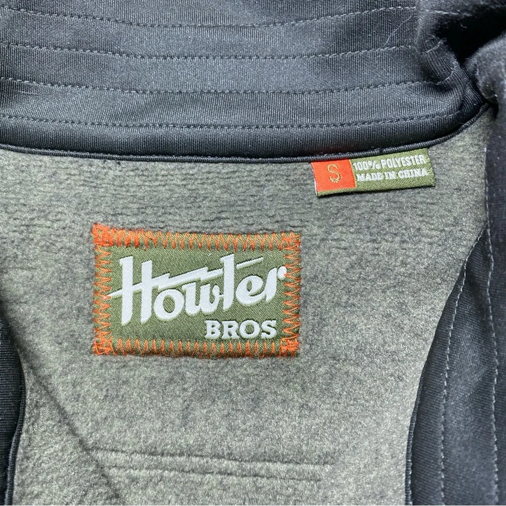 Howler Brothers Dispatch Pullover Fleece 1/4 Zip Sweater Men’s Size S Green - Picture 2 of 5